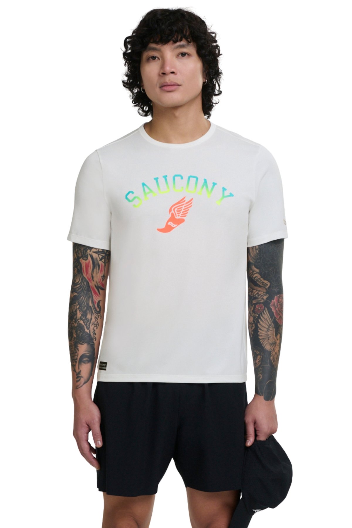 Stopwatch Graphic Short Sleeve White