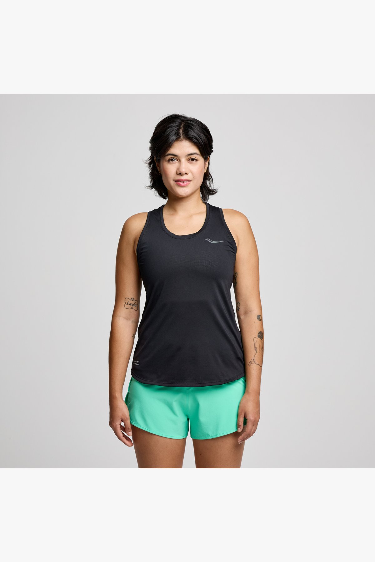 Stopwatch Singlet Black