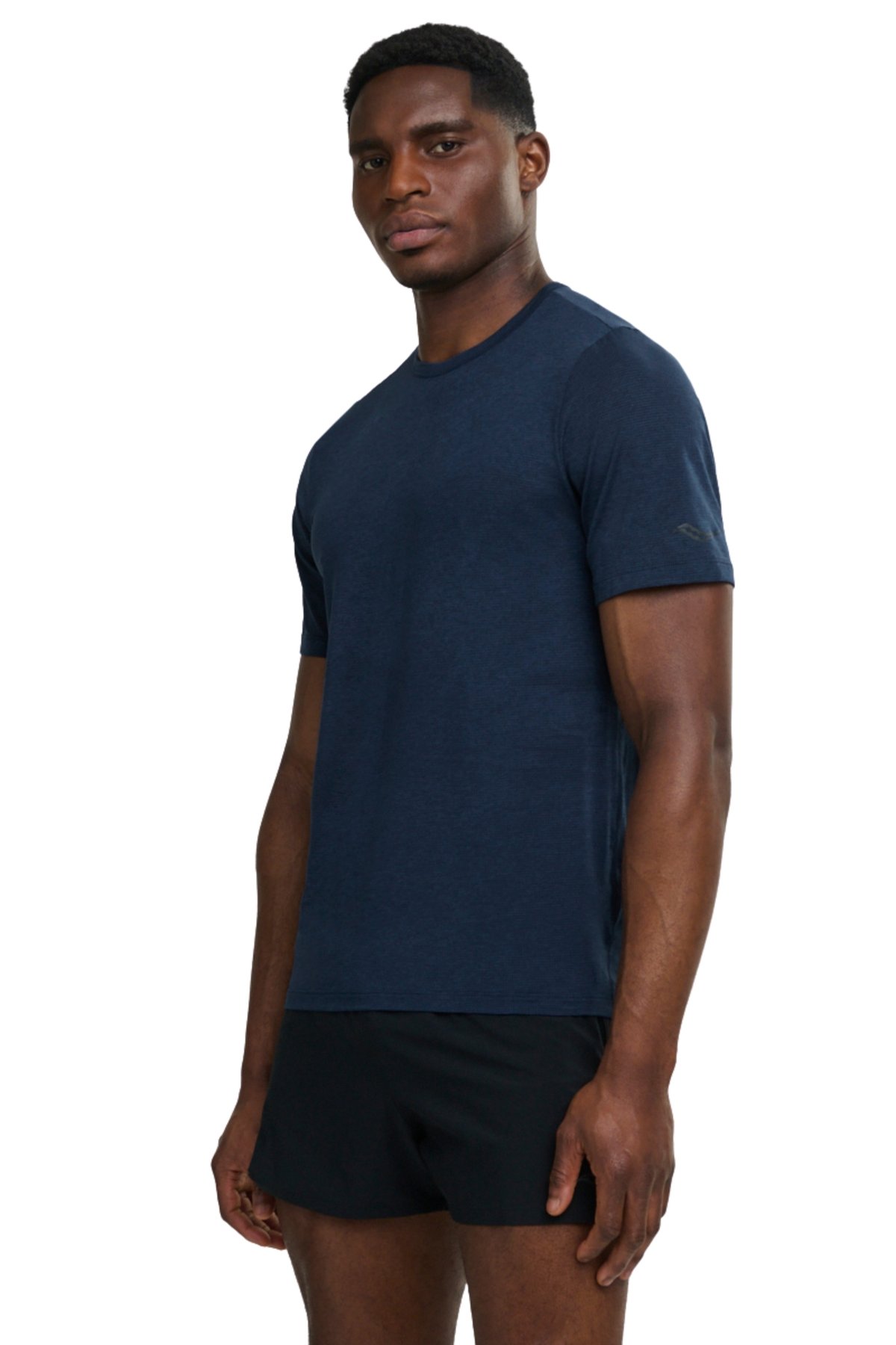 Stopwatch Short Sleeve Navy Heather
