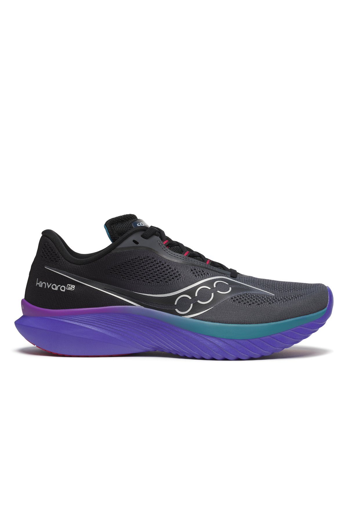 Saucony Mens Kinvara 15 - Granite/Shadow (S20967-243) – The Run House - View #4