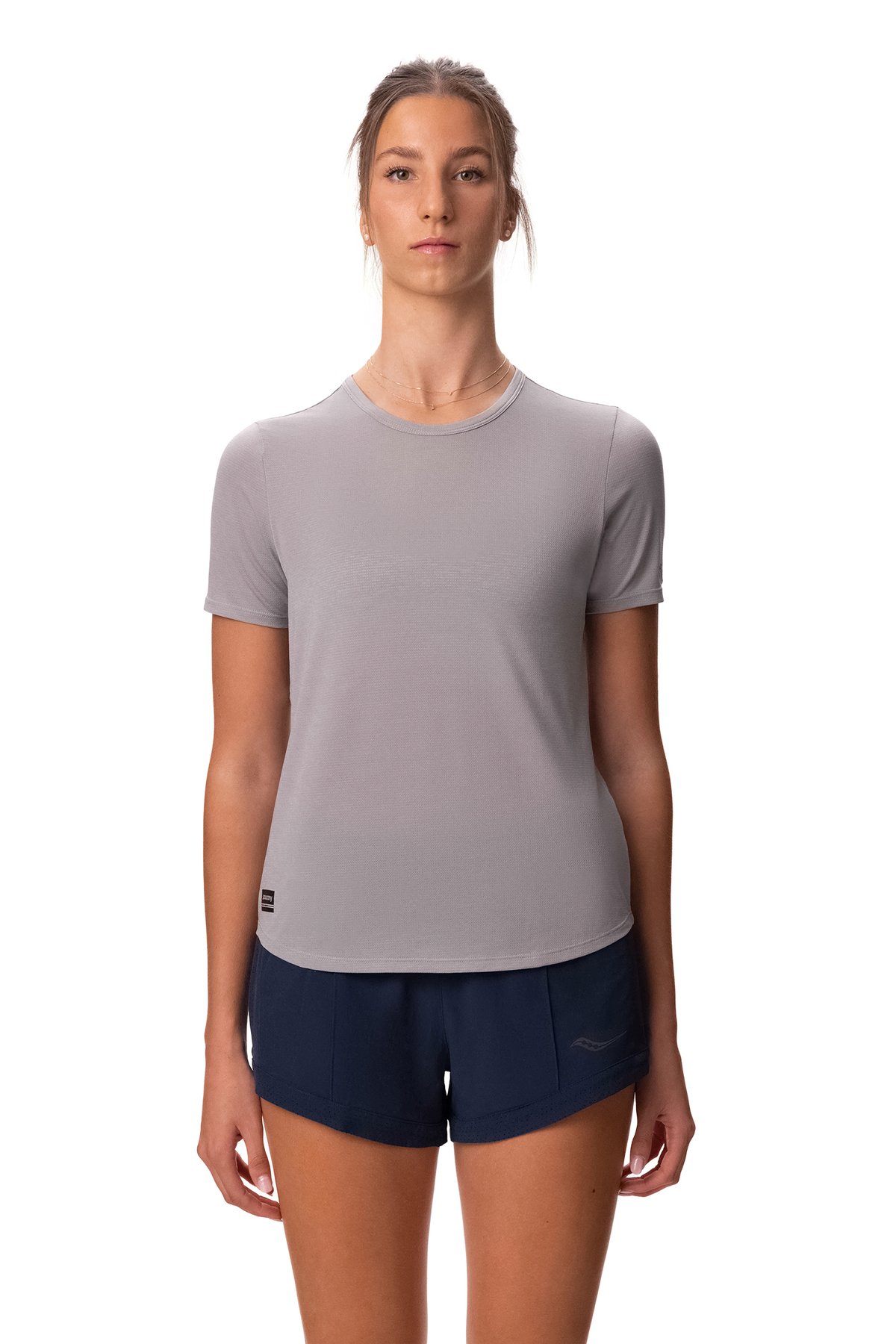 Stopwatch Short Sleeve Light Grey Heather