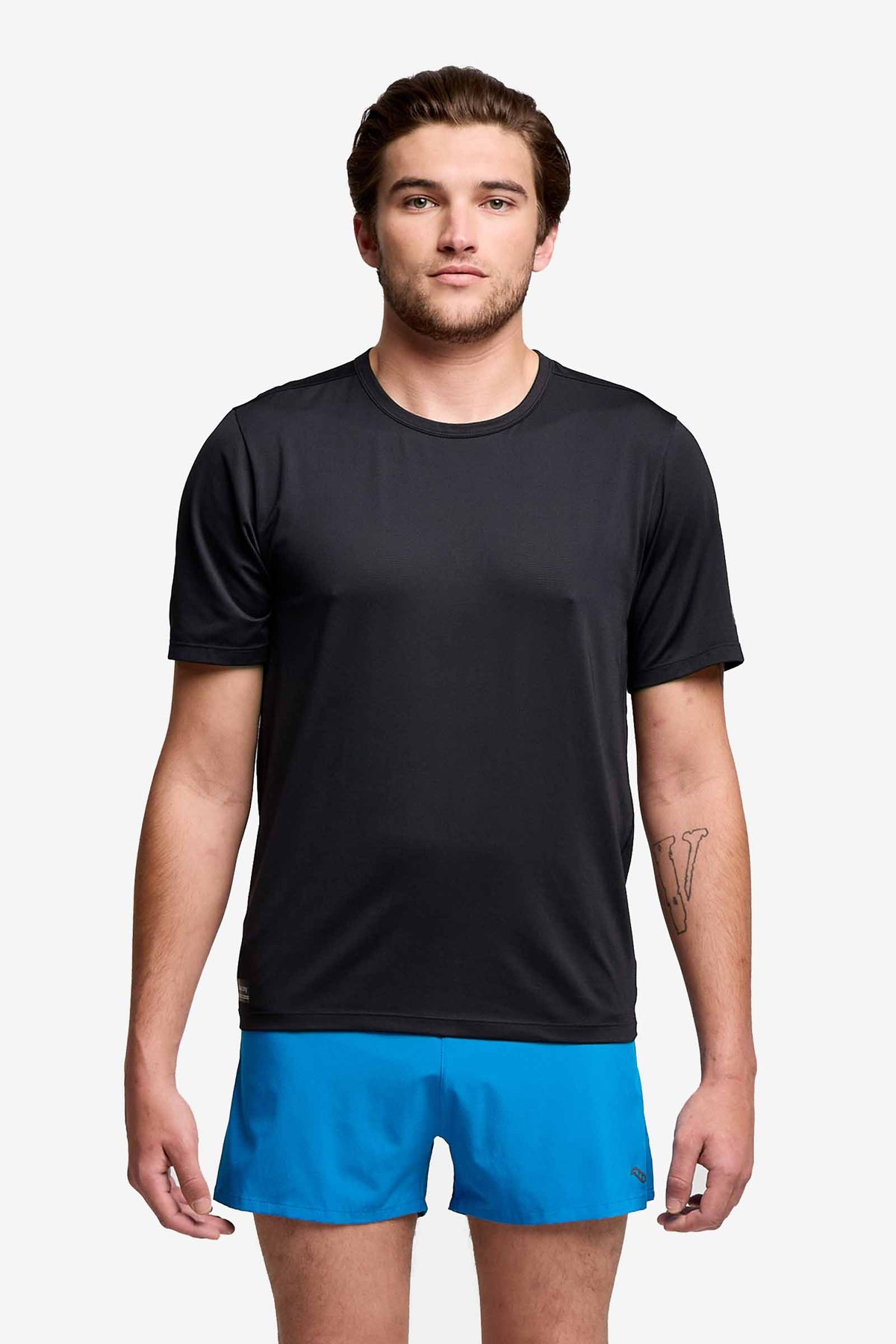 Stopwatch Short Sleeve Black