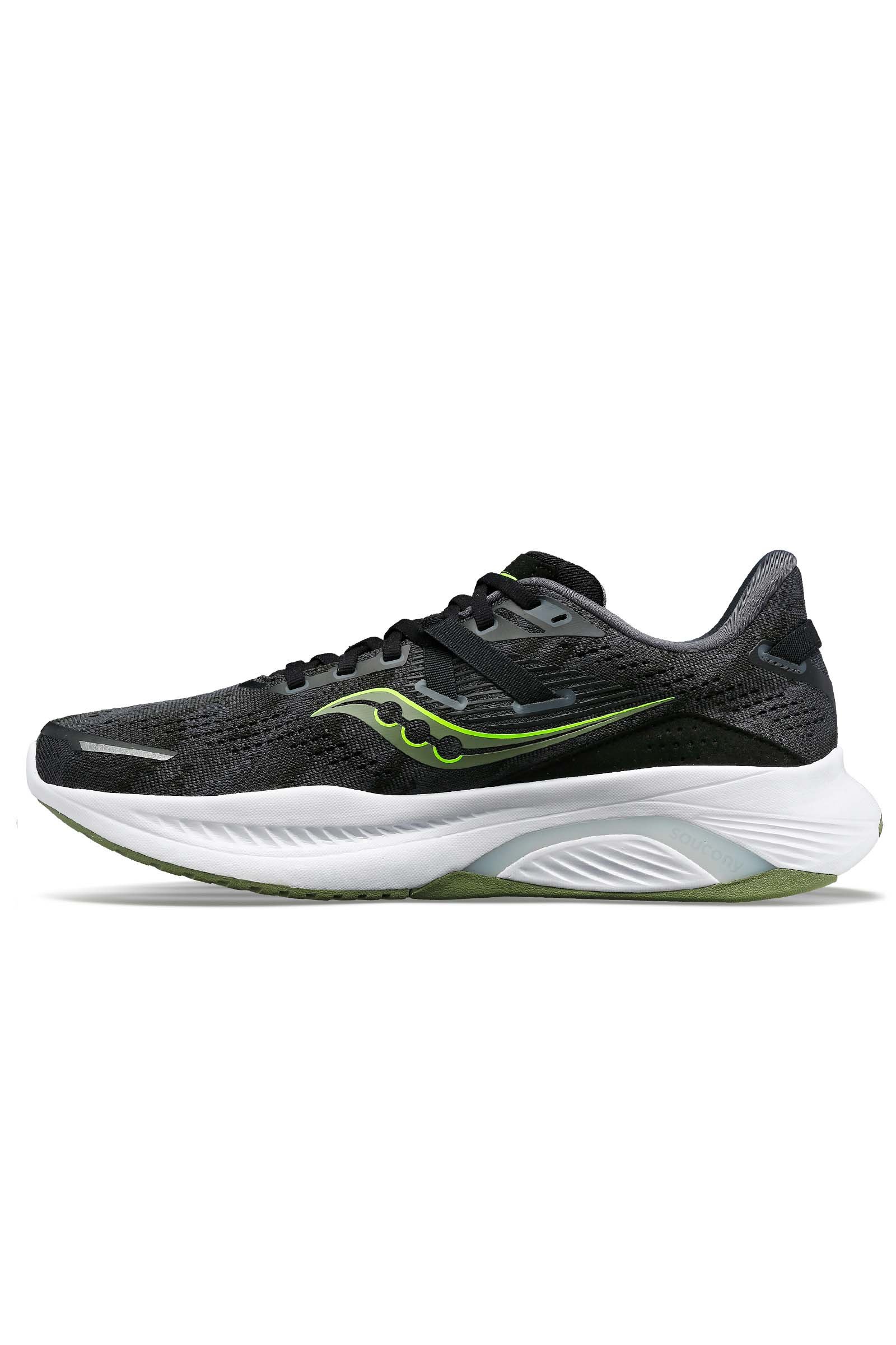 Men's Guide 16 Black Glade Supportive Running Shoe Medial 