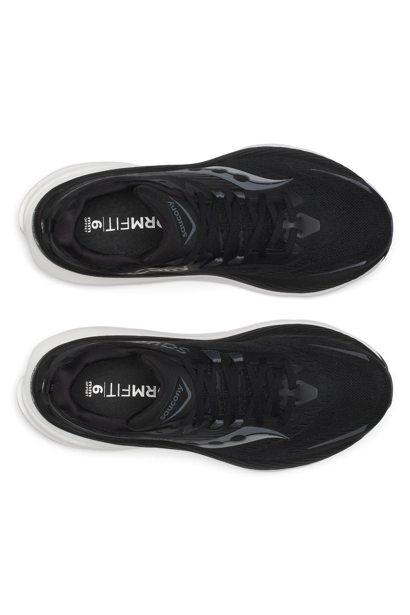 Saucony Hurricane 24 Mens Running Shoes Black White S20934-100 Size 13 Wide Saucony Hurricane 24 - Men main image 3