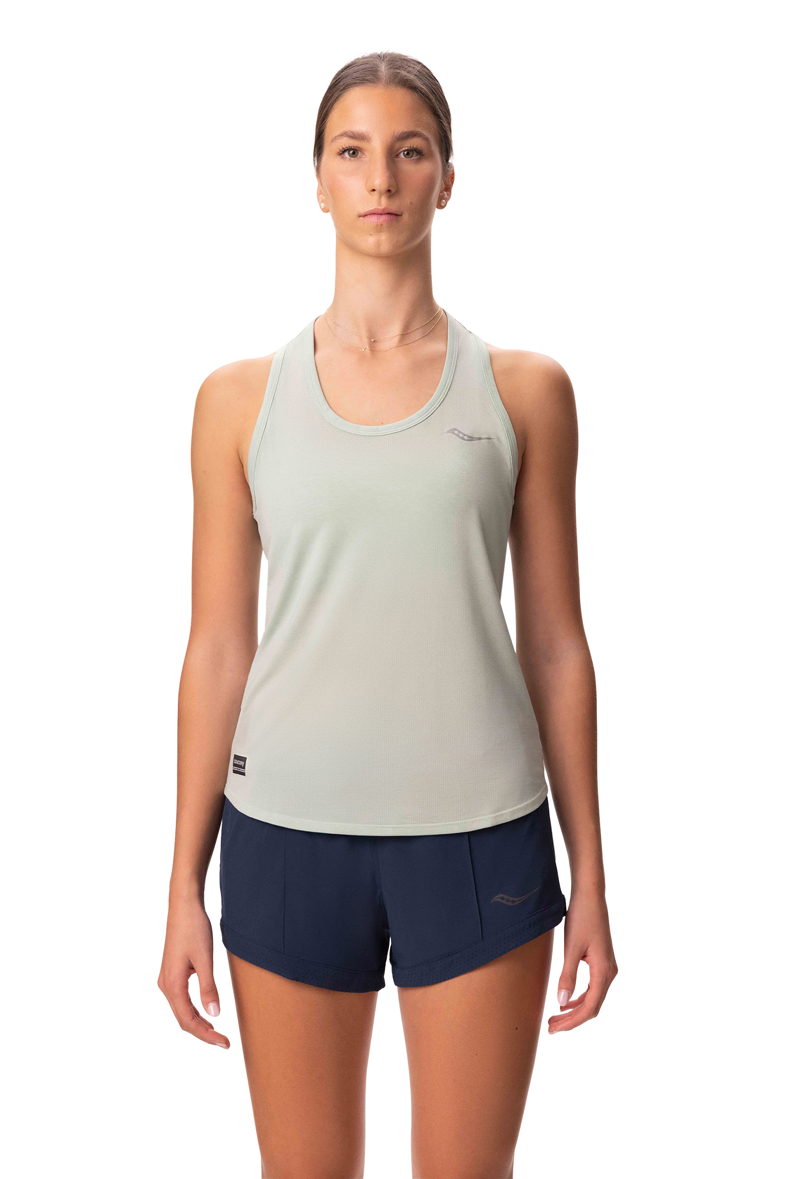 サッカニー Saucony Women's  Stopwatch Singlet レディース シャツ トップス Mauve Women's Saucony Stopwatch Singlet | Marathon Sports