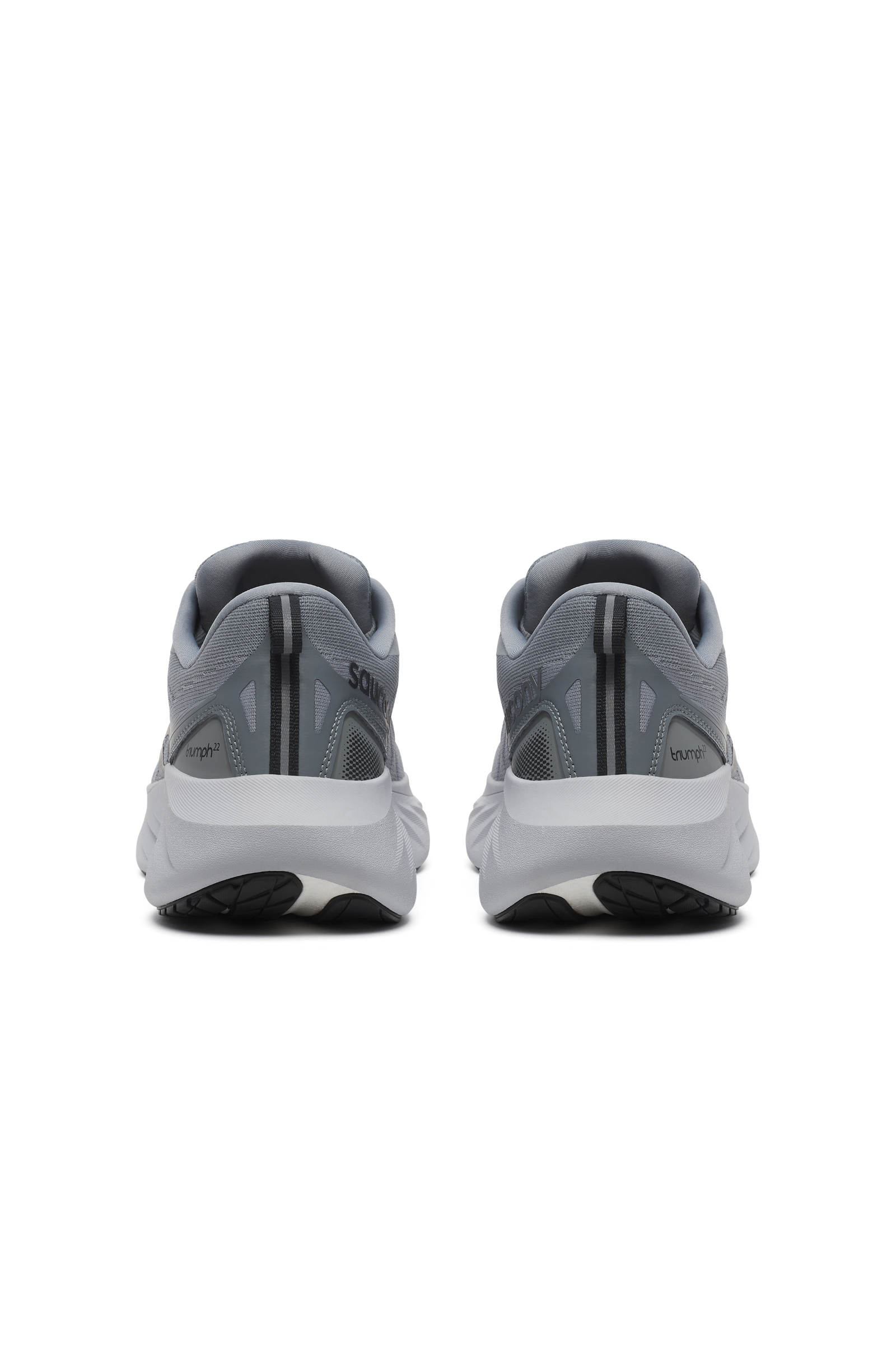 NEW SAUCONY men\'s triumph 22 road running shoes - wide in flint/black Saucony Men main image 2