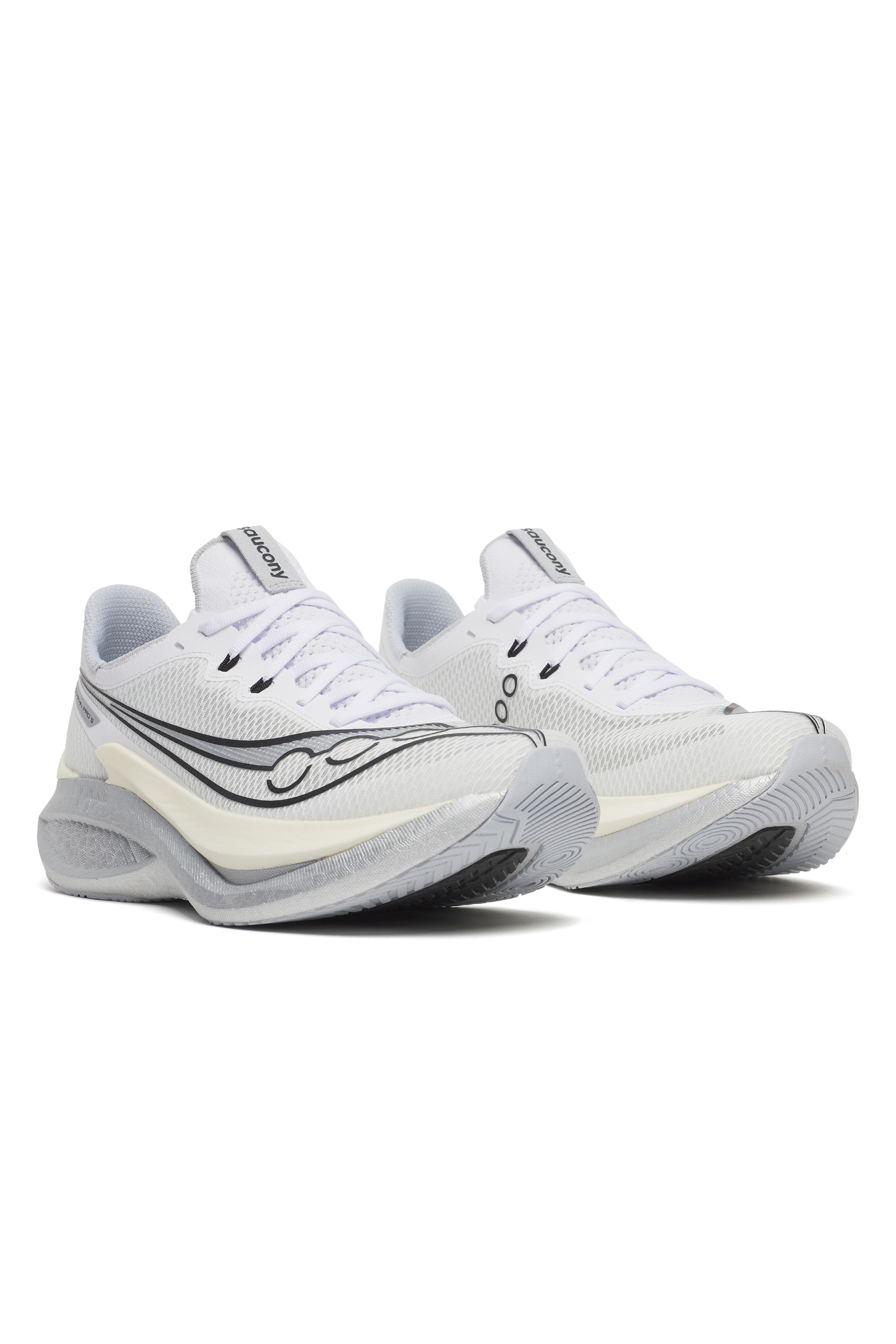 Saucony Endorphin Pro 5 S21064-151 White/Slime Running Shoes Sneaker Men Size 14 Saucony Mens Endorphin Pro 5 Running Shoes White/Slime  main image 2