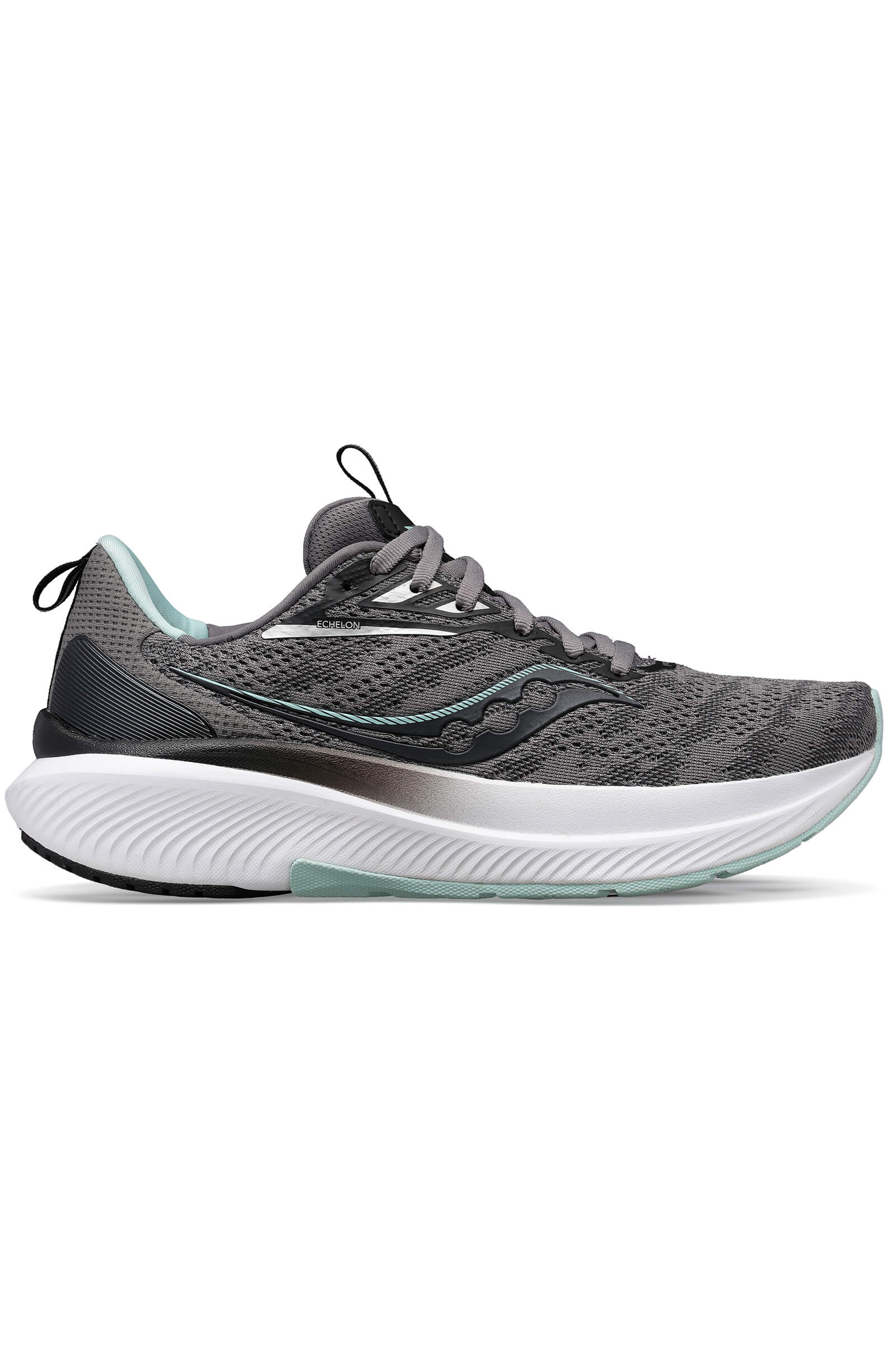 Saucony Echelon 9 Scarpe Da Corsa Donna, Colore Luna/Perla, Taglia 6.5 Large (Wide), Ideali Per Plantari E Comfort Quotidiano