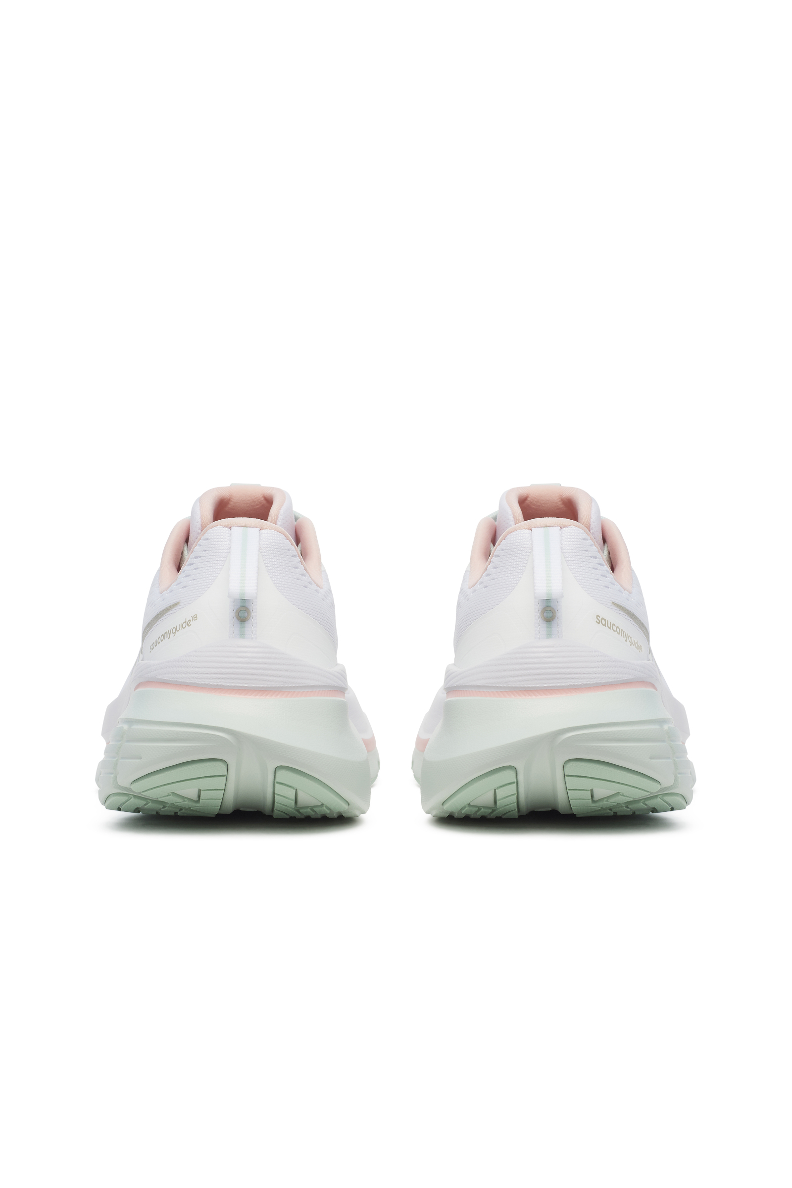 Guide 18 White/Mist | Women's Everyday Running Shoes | Saucony