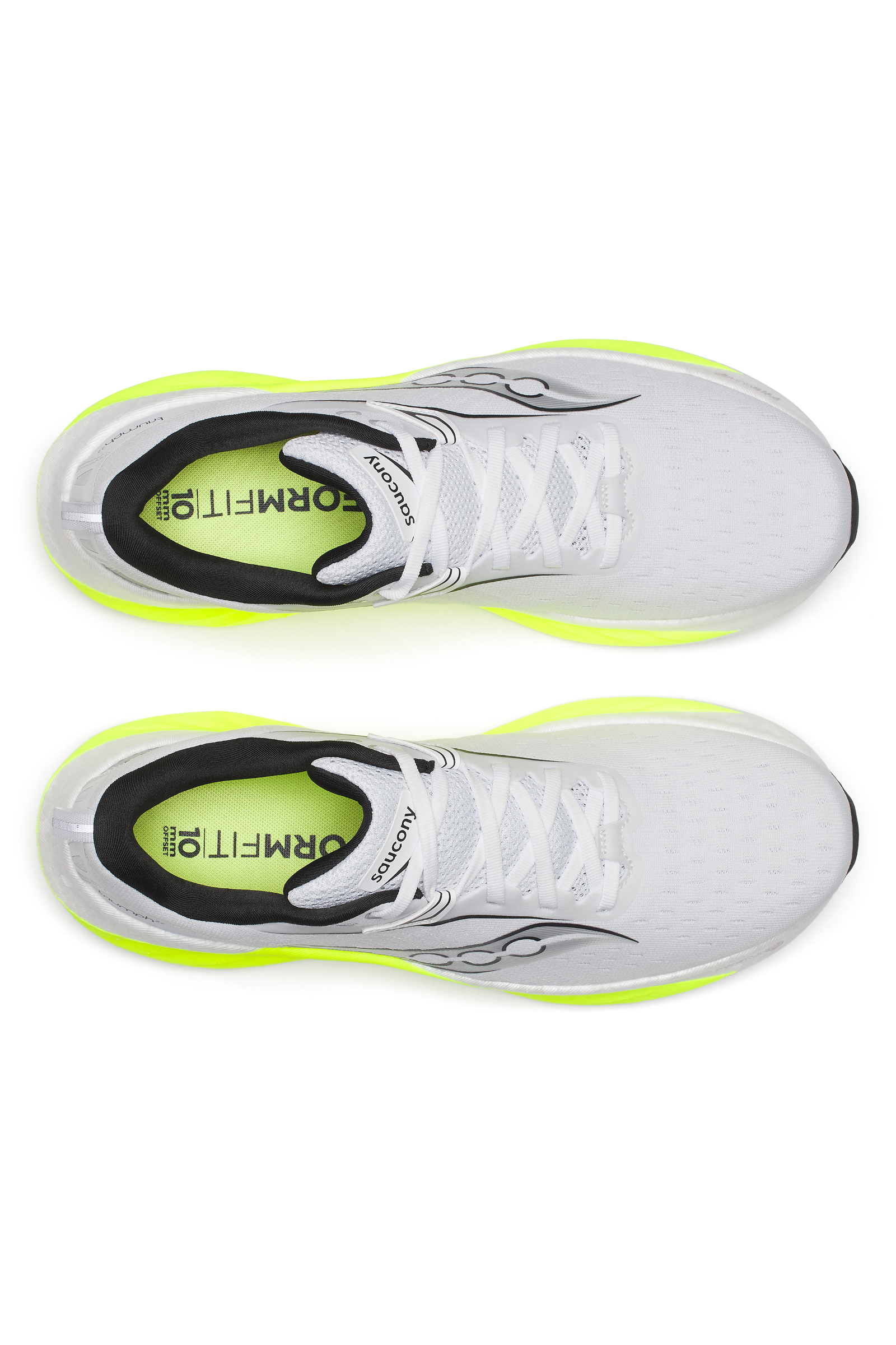 Men's Triumph 22 Road Running Shoes in White Citron | Men's Road