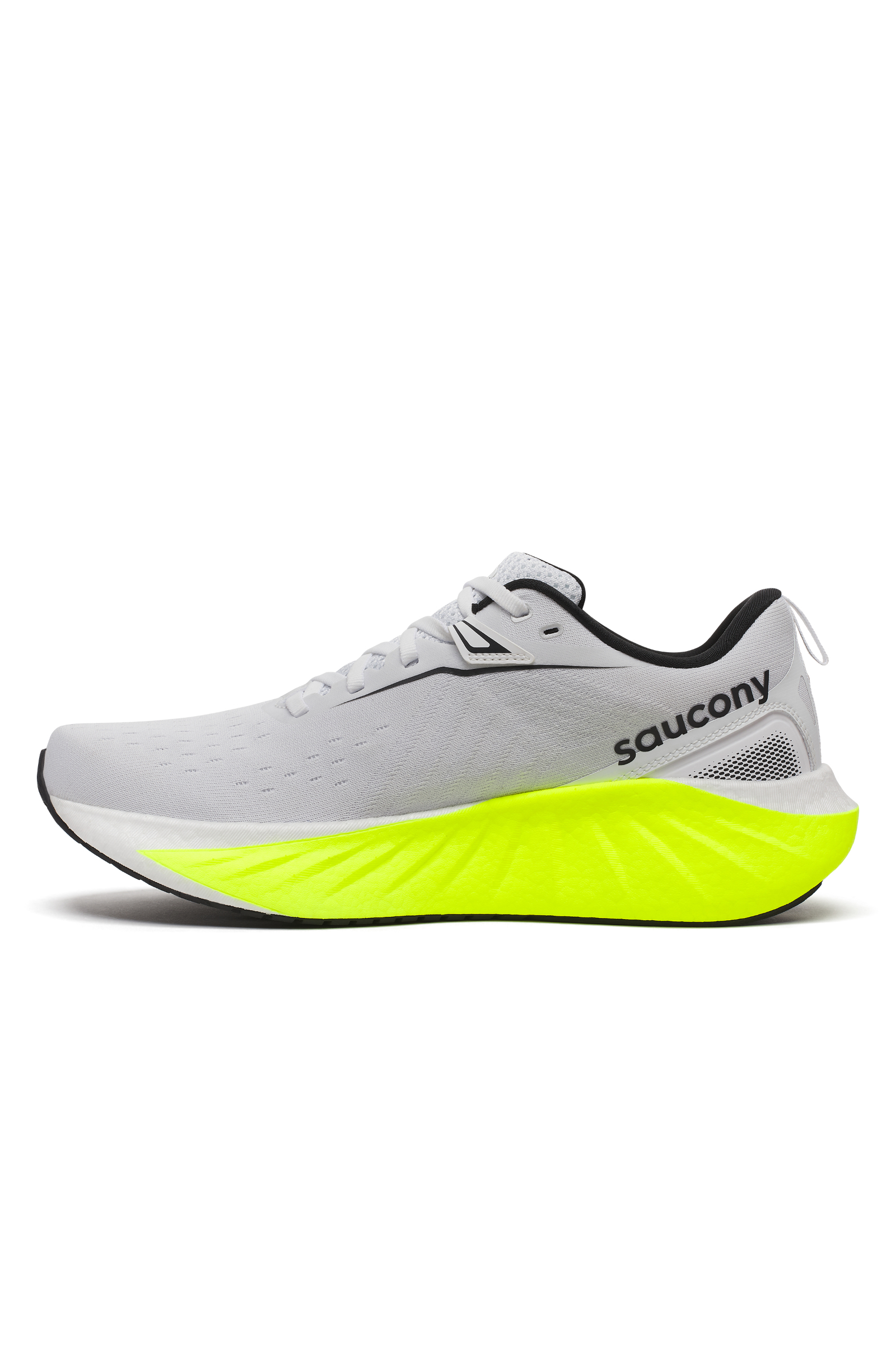 Men's Triumph 22 Road Running Shoes in White Citron | Men's Road