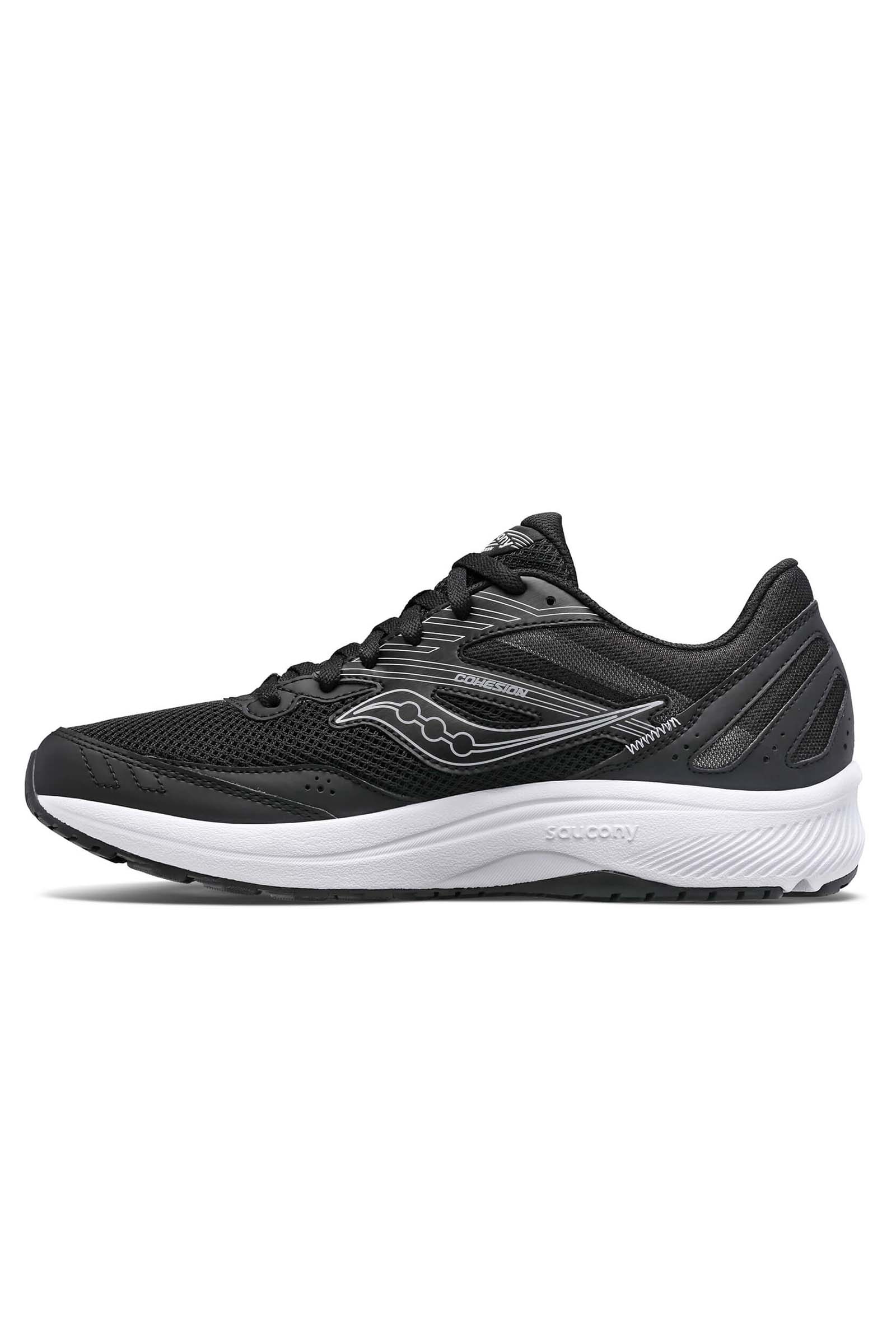 Saucony Mens Cohesion 17 Running Shoe Sneakers in Navy/White | BIG W