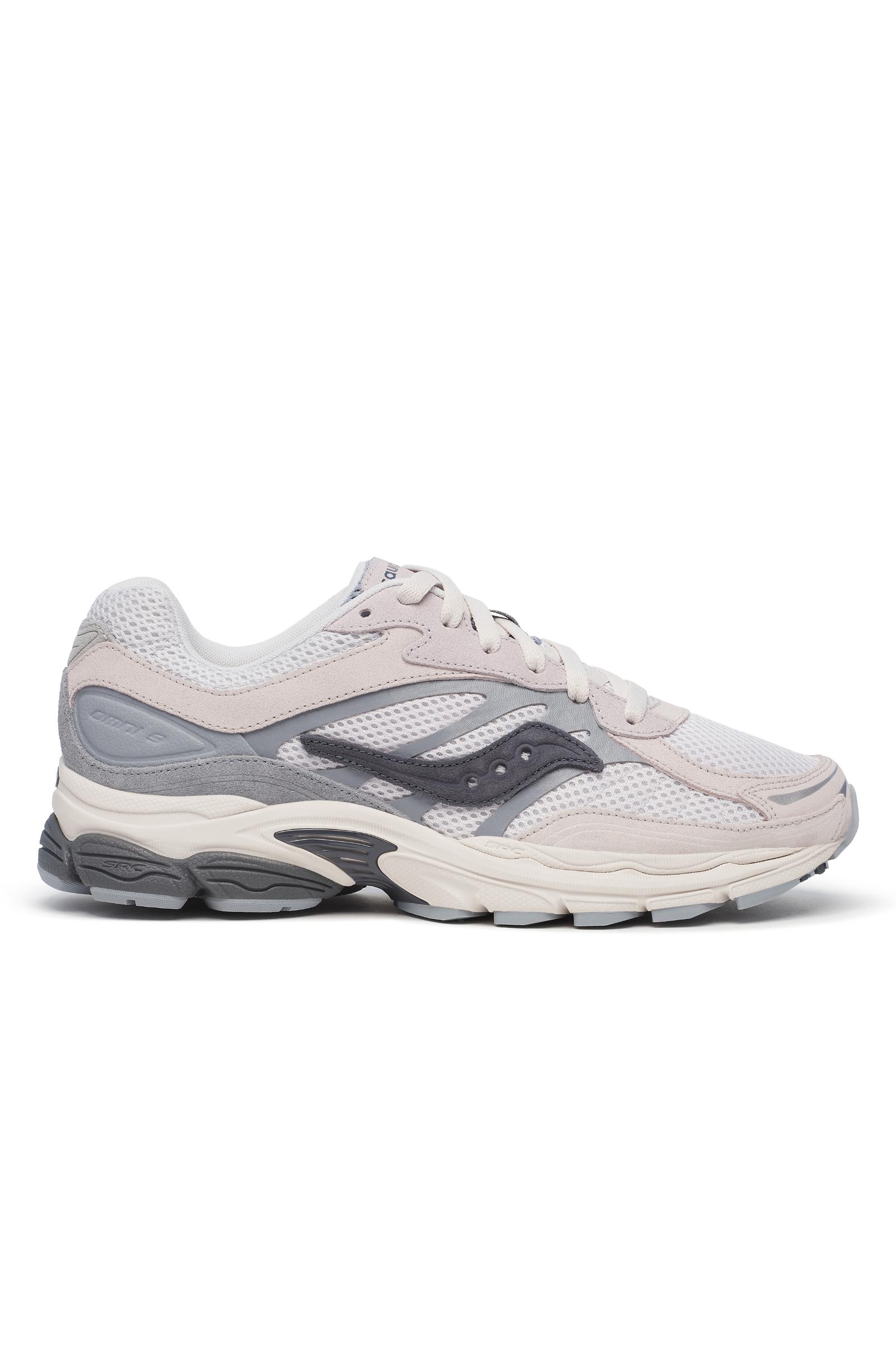 NEW SAUCONY unisex progrid omni 9 shoes in light grey/blue Gray & Blue ProGrid Omni 9 Sneakers by Saucony on Sale main image 3