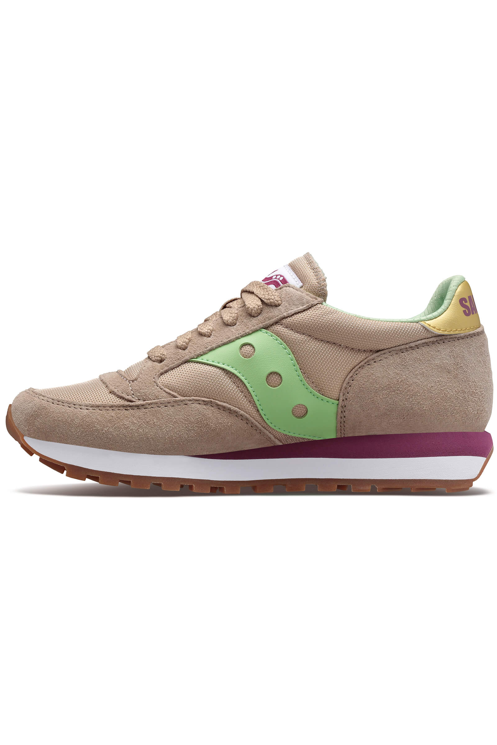 Women's Jazz 81 Tan Light Green Women's Originals Sneakers Saucony