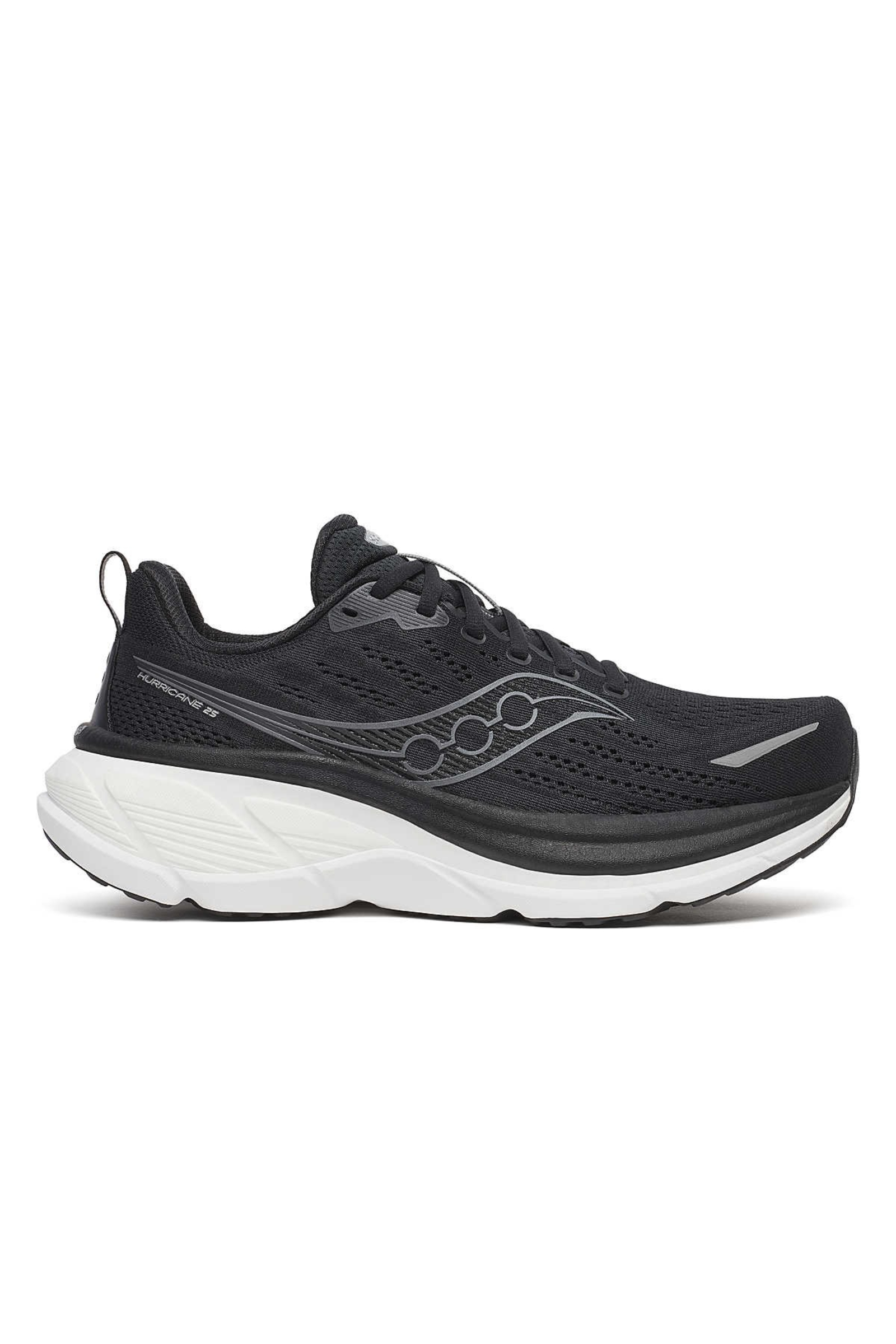 Men's Hurricane 25 (Wide) in Black White | Men's Running Shoes