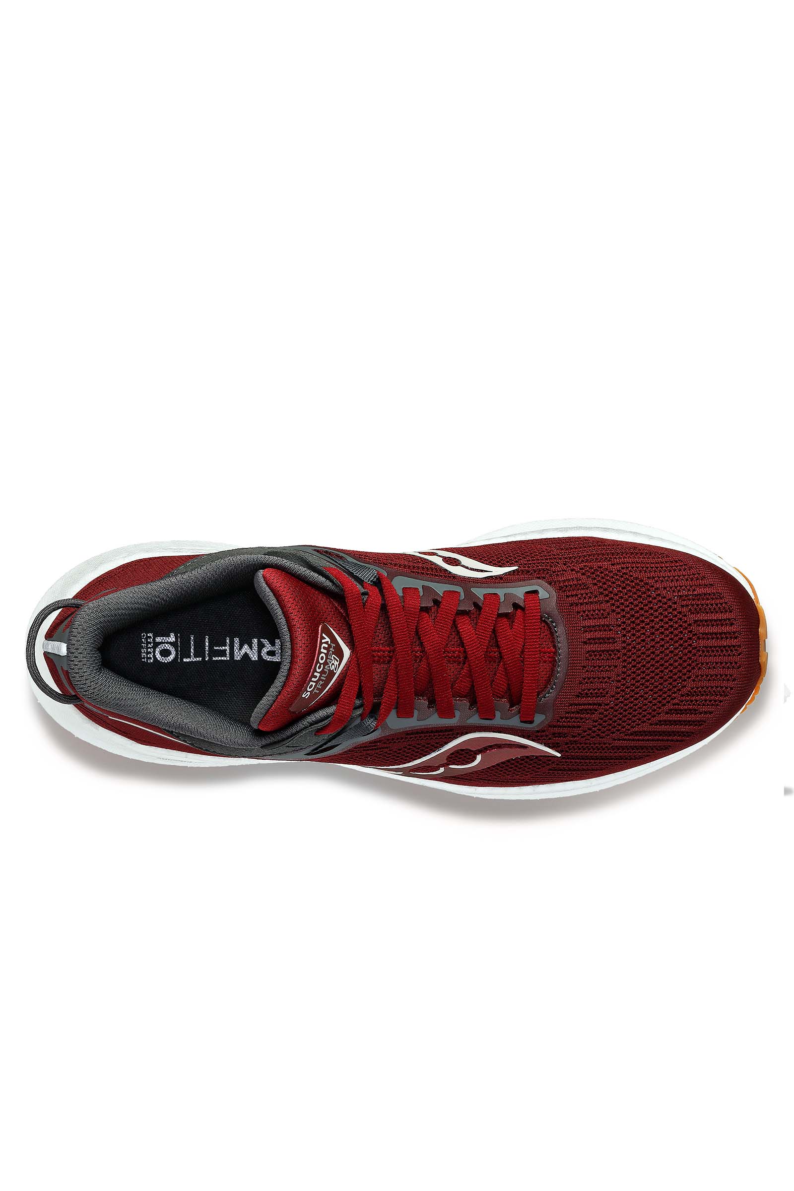 Saucony Triumph 21 Mens 9.5 Shoes Red Running Walking Sneaker Gym S20881-50 saucony-mens-triumph-21-high-  main image 2