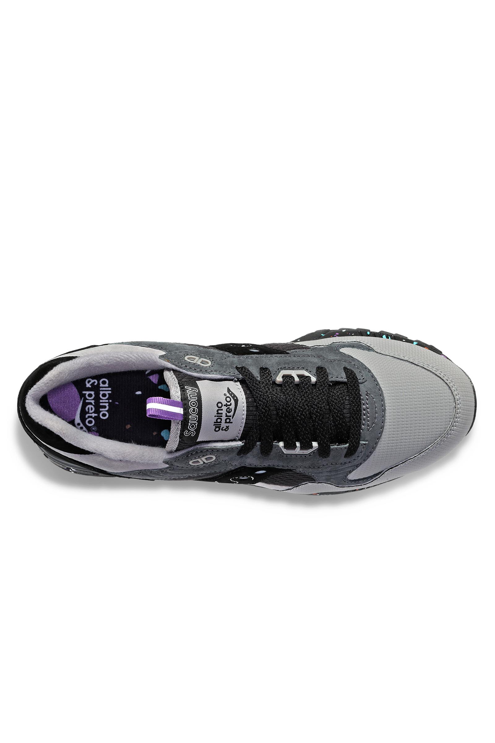men's saucony shadow 5000 albino and preto black and grey
